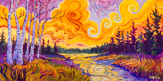 River of Gold - Open Edition Art Print