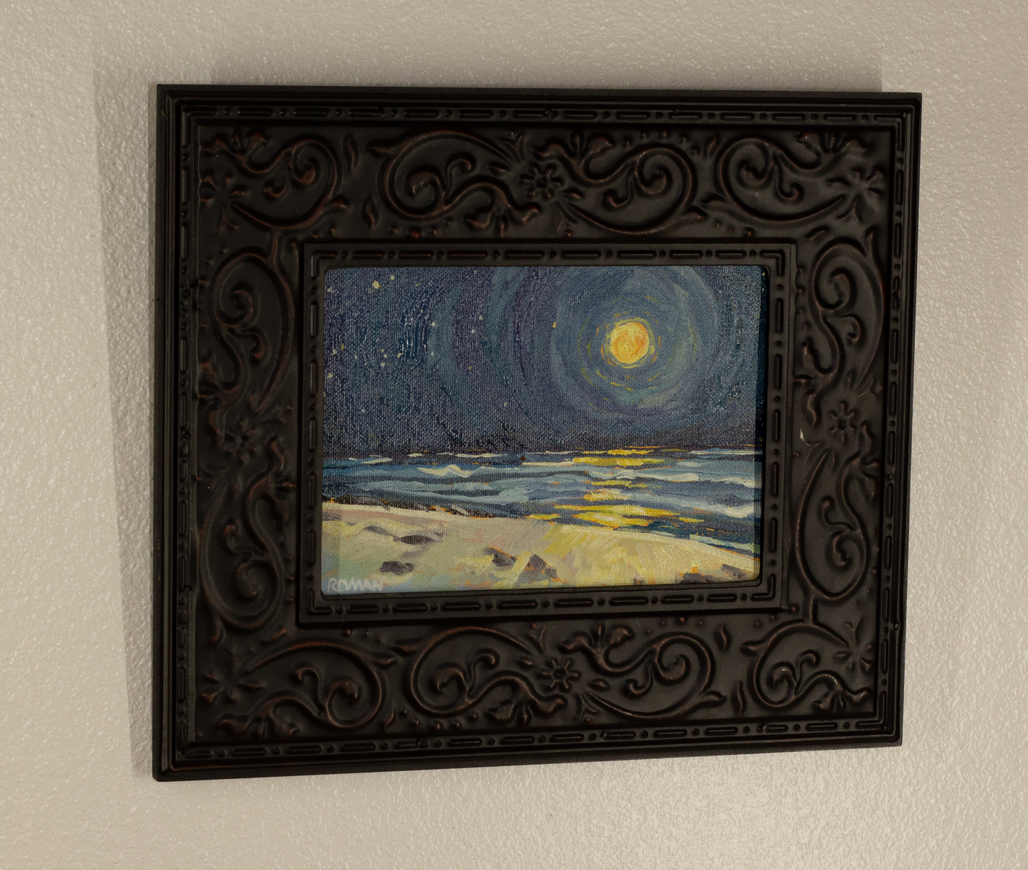Moonset on Lake Michigan