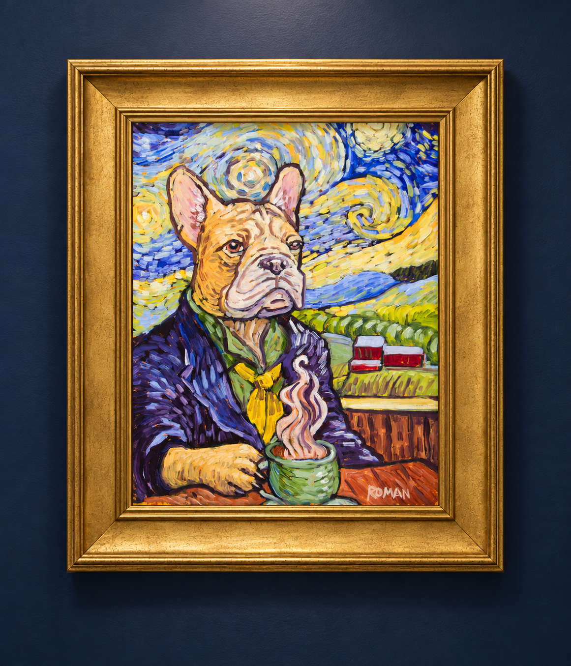 Coffee with a Frenchie