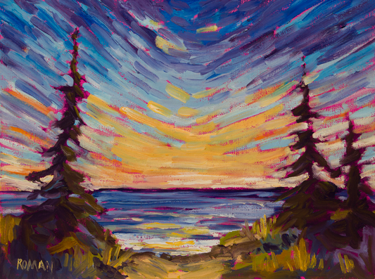 Last Day of Summer - 9x12 Oil Painting
