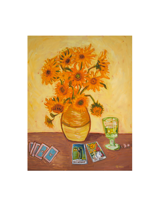 In His Cards — Archival Paper Print