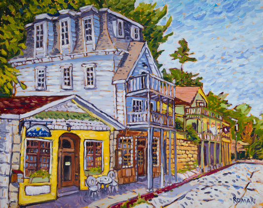 Adventure Art and Mitchell's Follies, archival paper reproduction of the painting by Roman